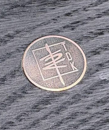 Custom “Brandacoin” Brass Logo Badge (Set of 8)